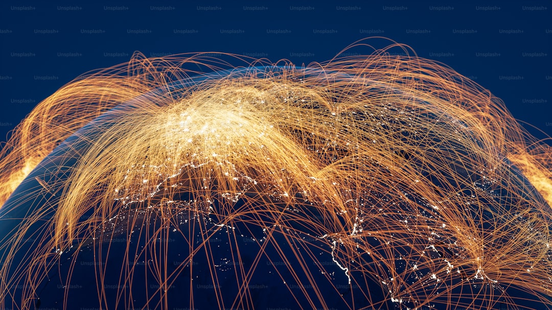 글로벌 네트워크 이미지