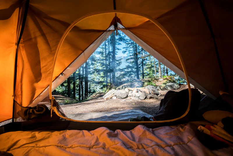 glamping tent luxury nature